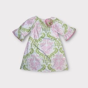Pinky Lee Green & Pink Floral Dress
